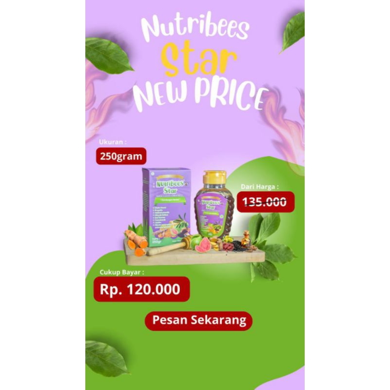 

NUTRIBEES MADU/MADU ANAK/MADU KELUARGA 250gram