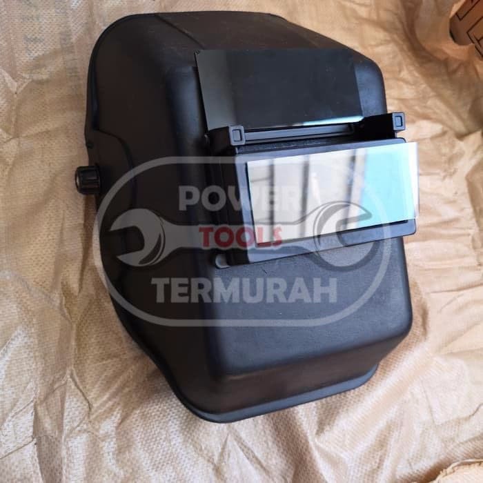 

TOPENG HELM LAS KEDOK LAS FACE SHIELD WELDING SETTING PUTAR + KACA MKS