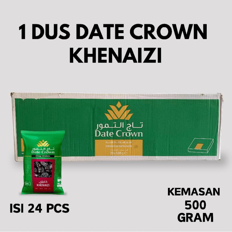 

Kurma crwon khenaizi 500gr 1 DUS isi 24 pcs
