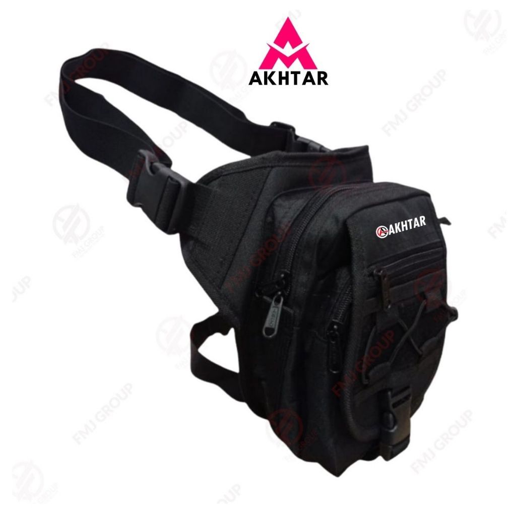 tas selempang paha pinggang pria tracker tactical outdor