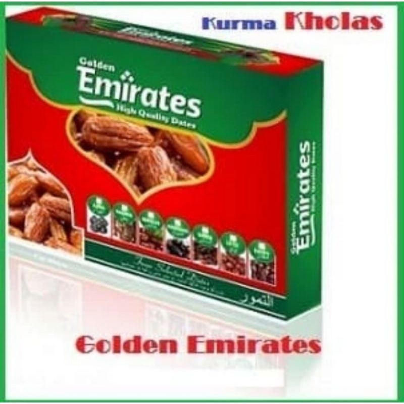 

Buah Kurma Khalas 1 kg Premium / Dates Kholas Golden Emirates High Quality