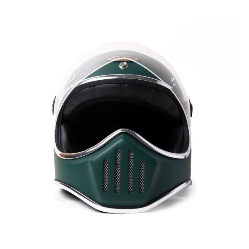 Helm Cakil Hijau Army Doff custom by @crushercustoms Helm Retro Klasik Vintage Jadul Kualitas Terbai