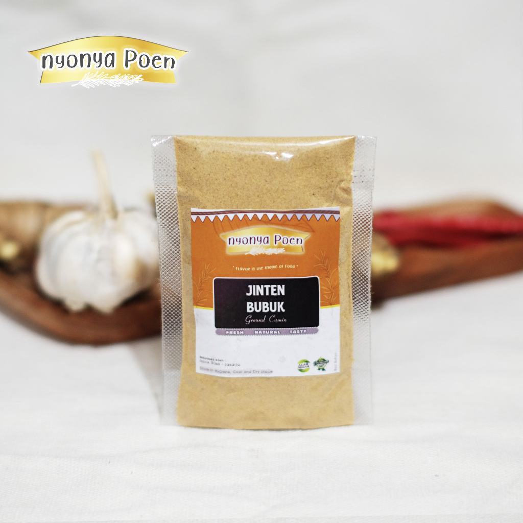 

NYONYA POEN | JINTAN BUBUK MURNI GROUND CUMIN CARAWAY POWDER BUMBU MASAK REMPAH SEASONING