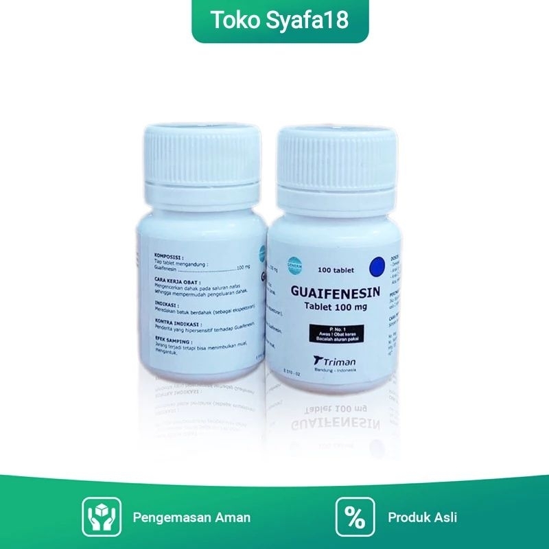 Guaifenesin 100mg Pot Triman
