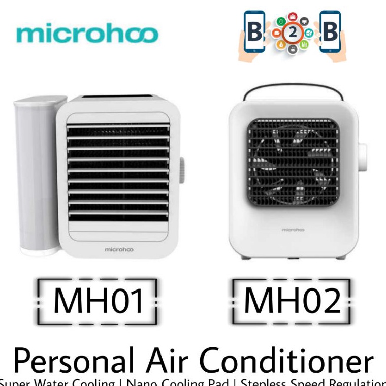 Pasti Murah NLU Microhoo Air Cooler Personal Air Conditioner Mini AC Portable