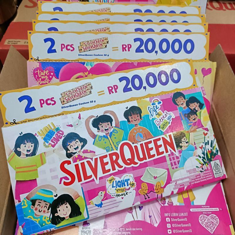 

Silverqueen isi 2 coklat cokelat almond
