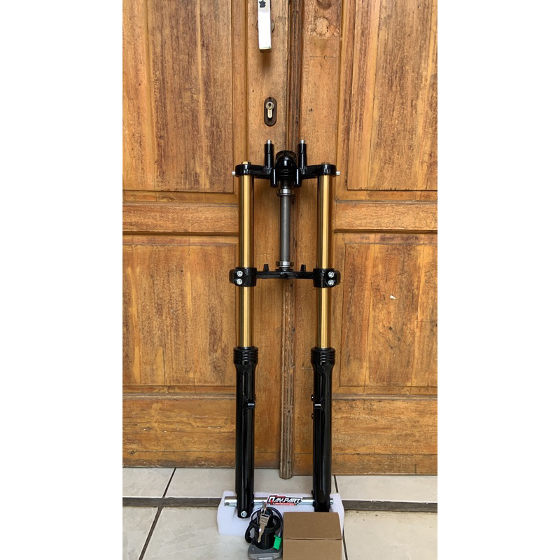shock depan ninja r/ss kualitas Import Grand A As Gold kualitas menjamin dan bergaransi pnp Honda Ti