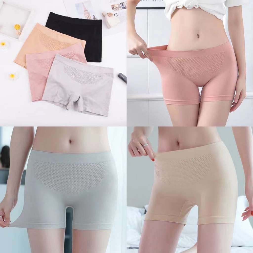 Celana Dalam CD Wanita Seamless Model Boxer Sexy Pakaian Dalam Anti Bakteri