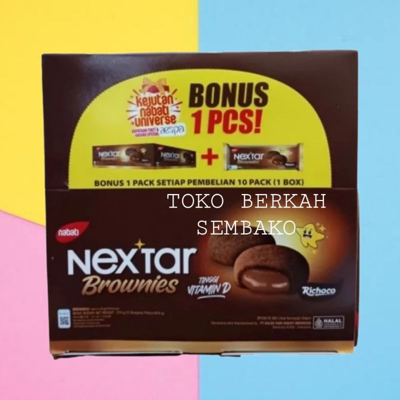 

Nextar Brownies Rasa Choco Delight 374gr -1 BOX