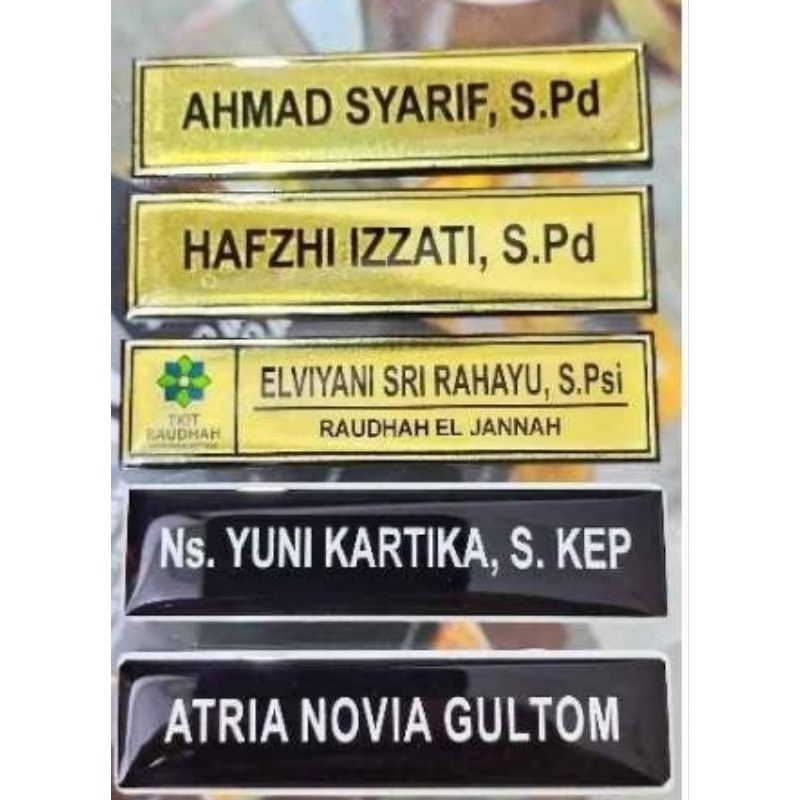 

NAMETAG NAMA DADA