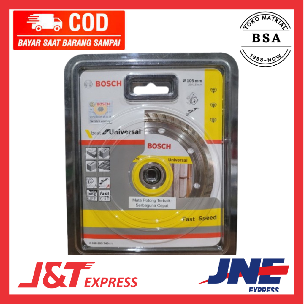MATA GERINDA POTONG KERAMIK GRANIT BOSCH KUNING TURBO