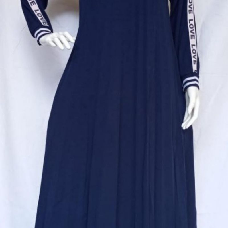 GAMIS DEWASA/GAMIS LOVE PLISKET/GAMIS BUSUI PLISKET/BAJU  GAMIS DEWASA