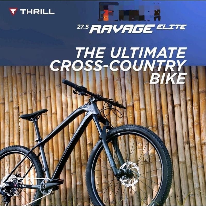 SEPEDA THRILL MTB RAVAGE ELITE 12 SPEED LIKE NEW 2021