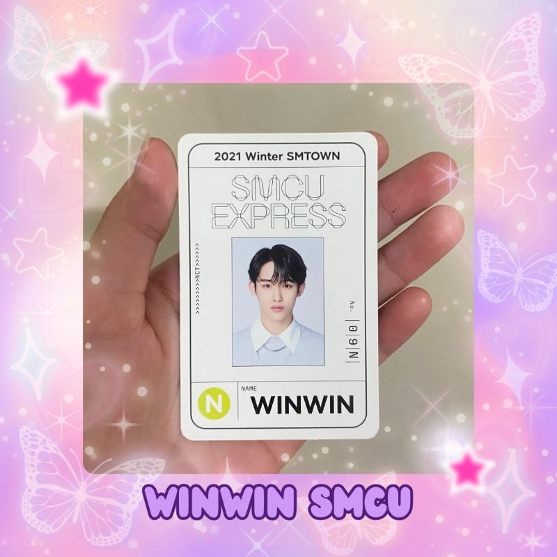 photocard winwin SMCU & johnny 2 baddies official