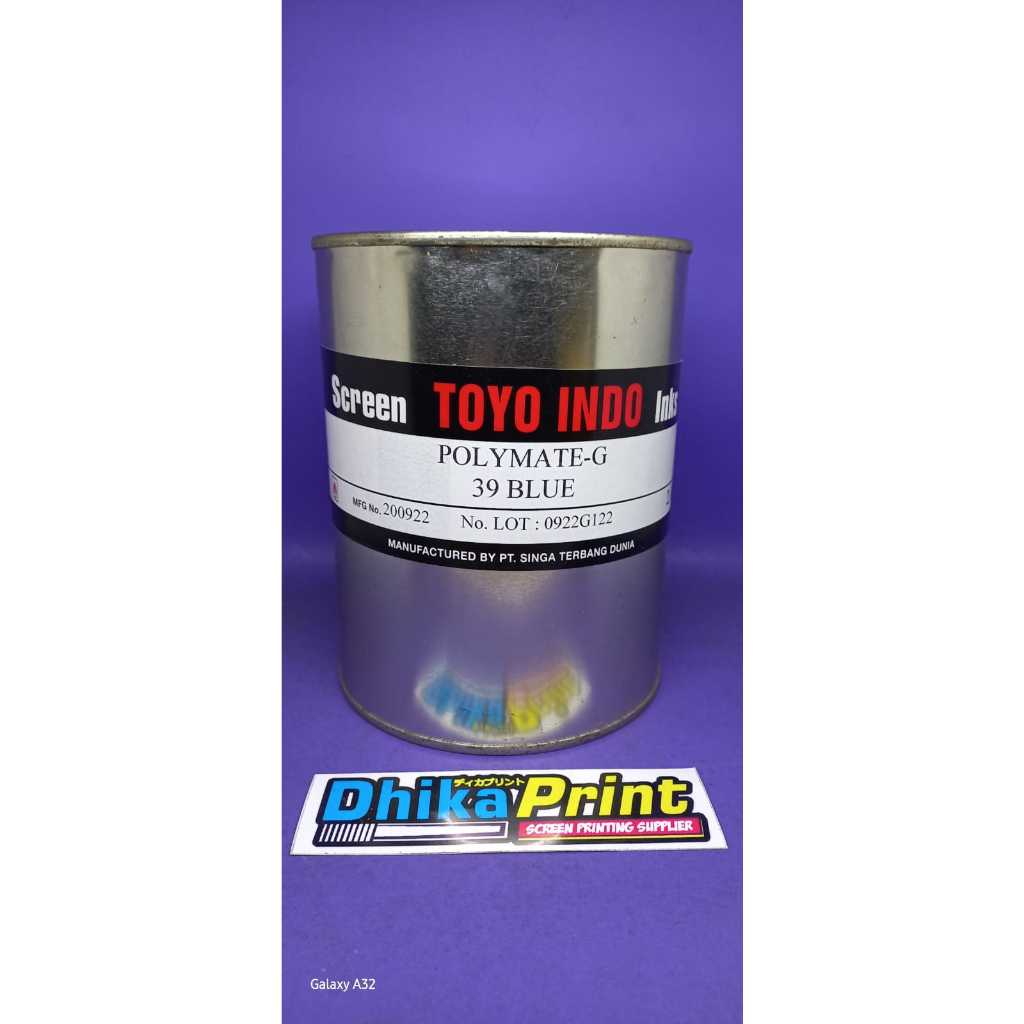 

CAT PLASTIK POLYMATE BIRU NO 39 KEMASAN 1 KG