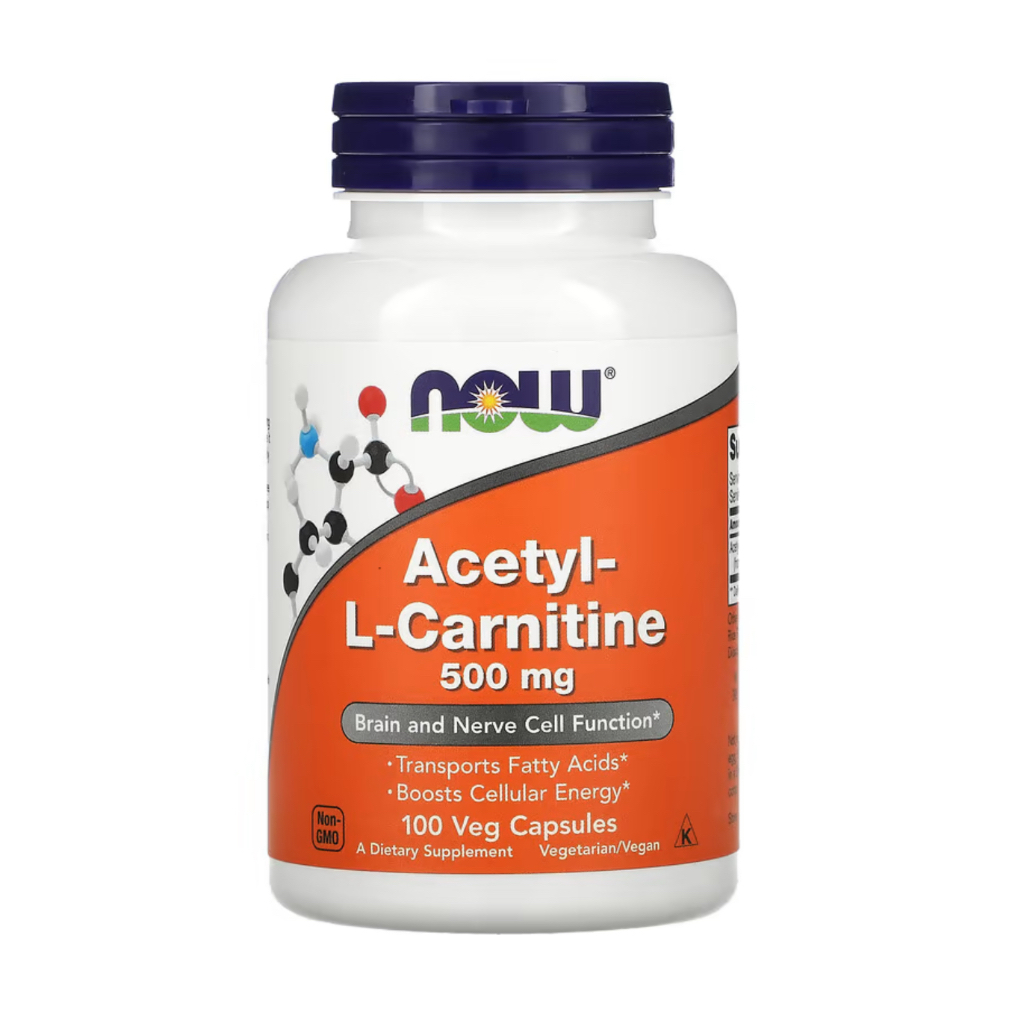NOW Foods Acetyl L Carnitine 500 mg