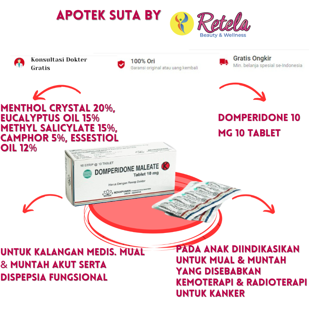 Domperidone 10 mg 10 Tablet