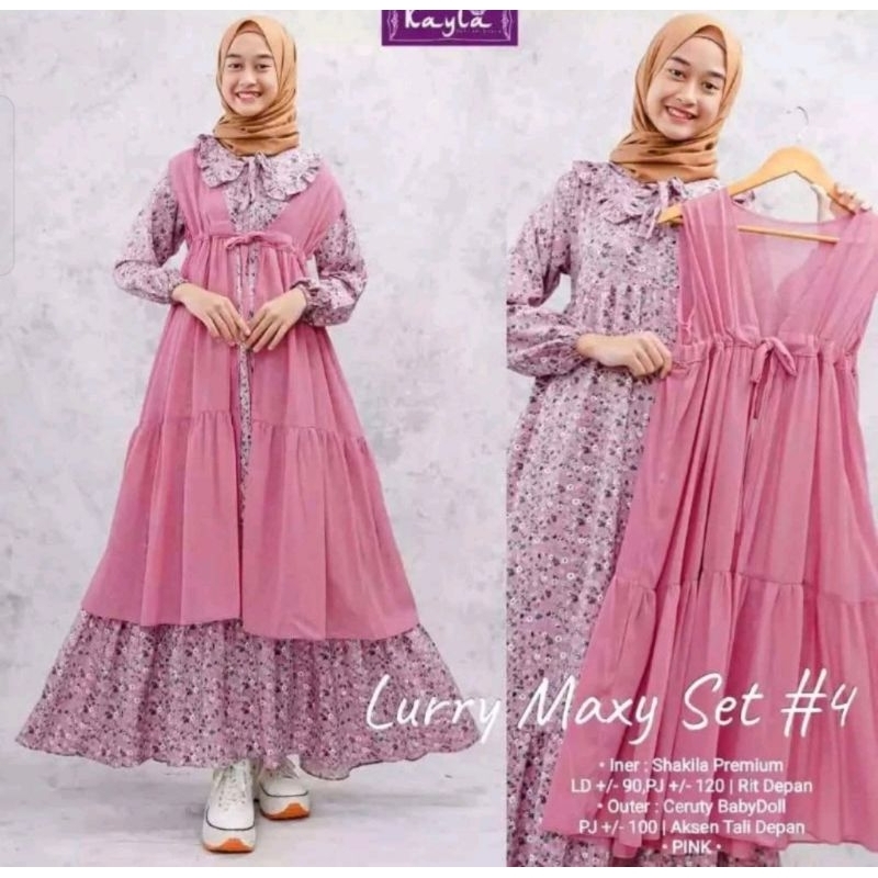 RG LURRY MAXY SET KIDS ANNISA SYARI KIDS GAMIS ANAK FLORY TERBARU BAJU ANAK LEBARAN