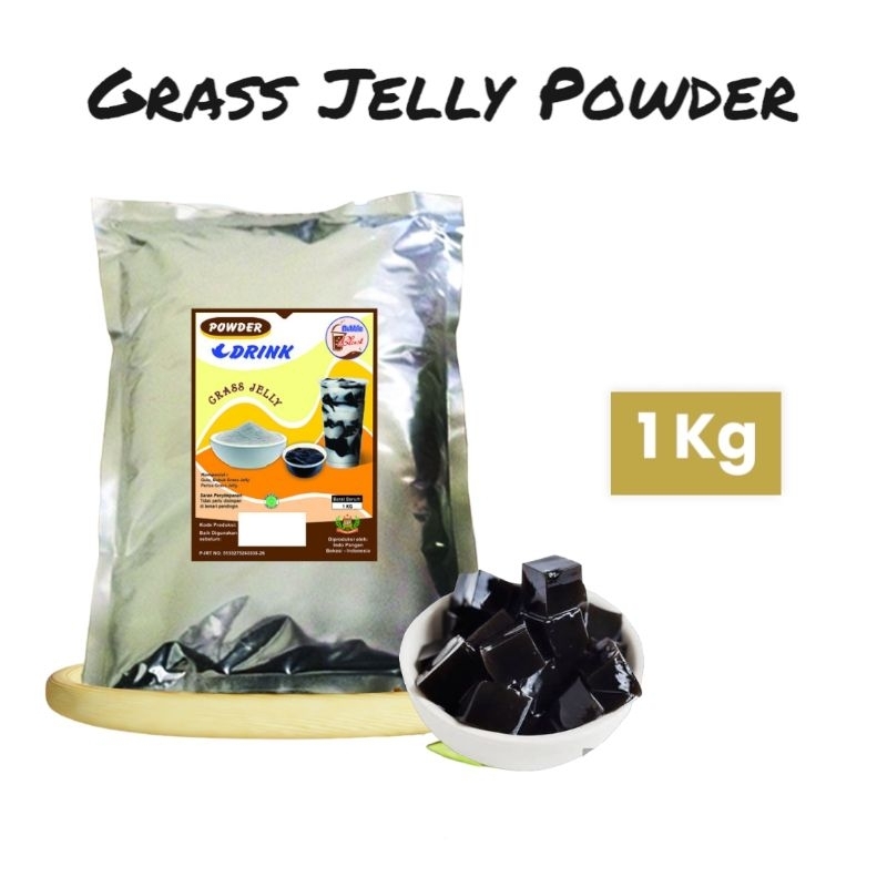 

Powder GRASS JELLY HITAM - Bubuk Minuman Plain 1 KG - BLAST | Topping Minuman |