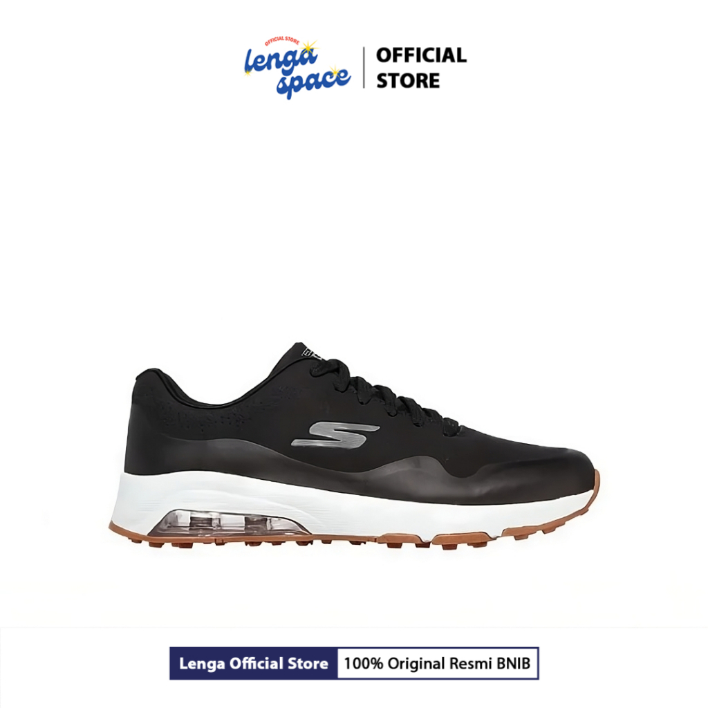 SEPATU SKECHERS GO GOLF SKECH AIR DOS -BLACK GOLD (214015BKG) ORIGINAL