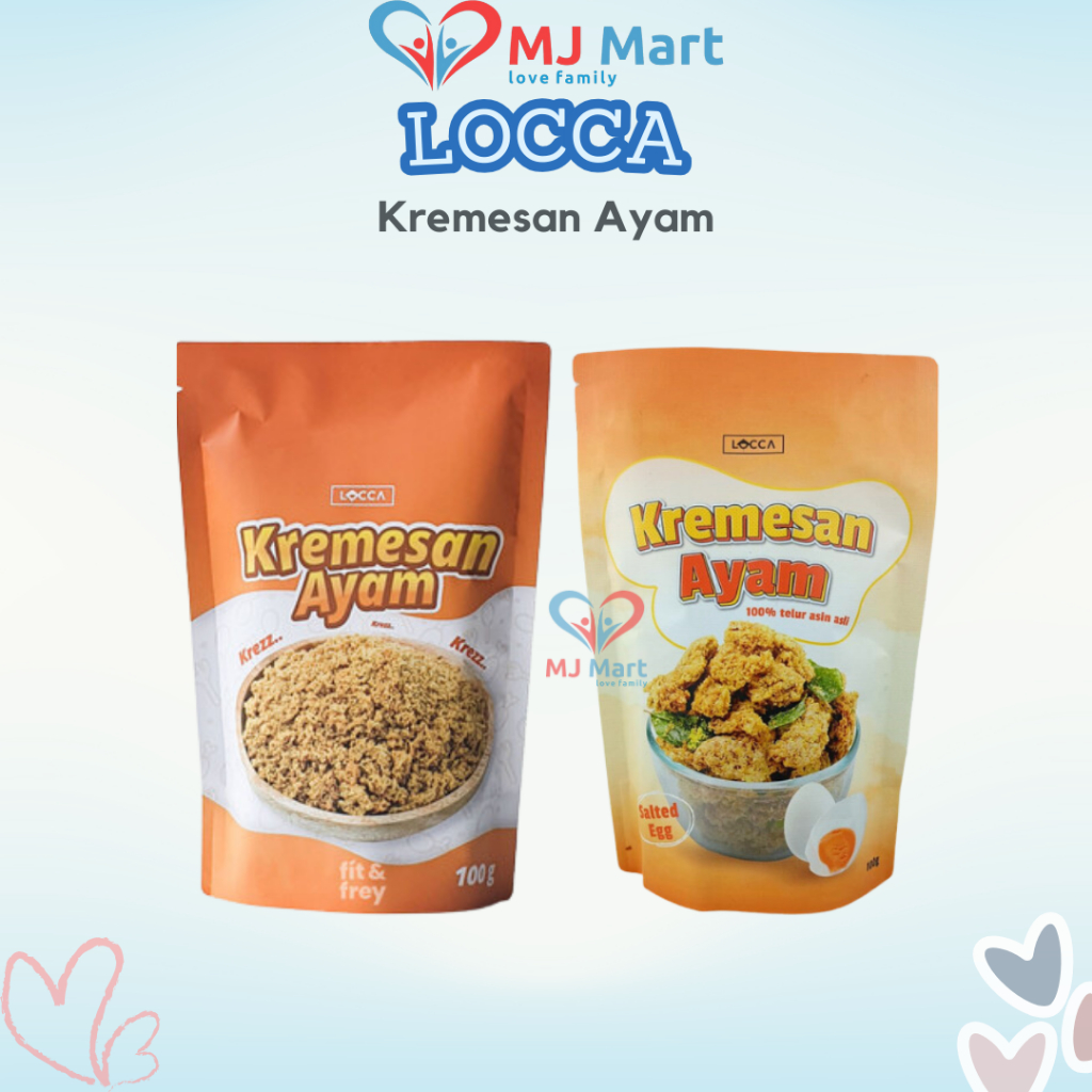 

LOCCA Kremesan Ayam / Taburan Kremes Ayam / Snack Sehat 100gr