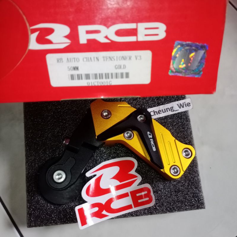 Stabilizer rantai RCB Gold Chain Tensioner 50mm Supra,Smash,Jupiter Z