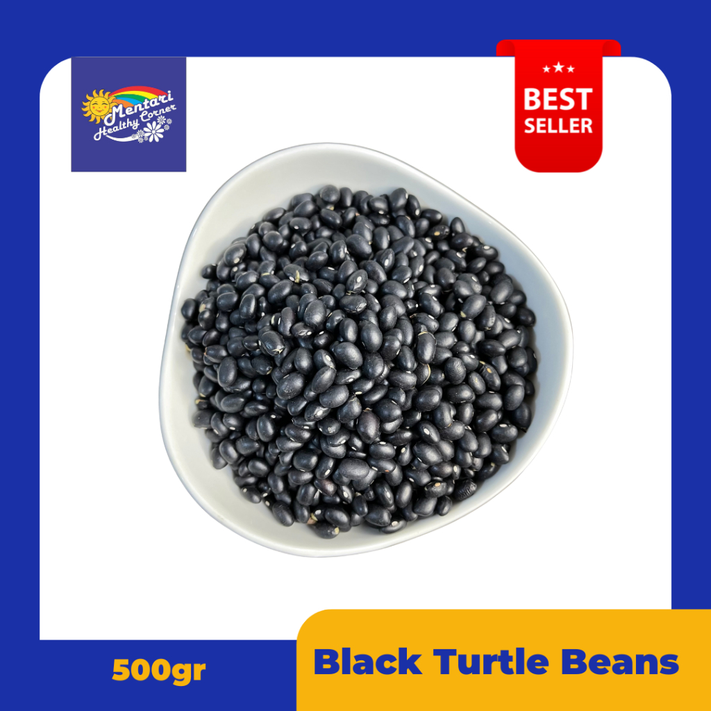 

Black Turtle Beans 500gr / Black Bean 500gr / Kacang Hitam 500gram