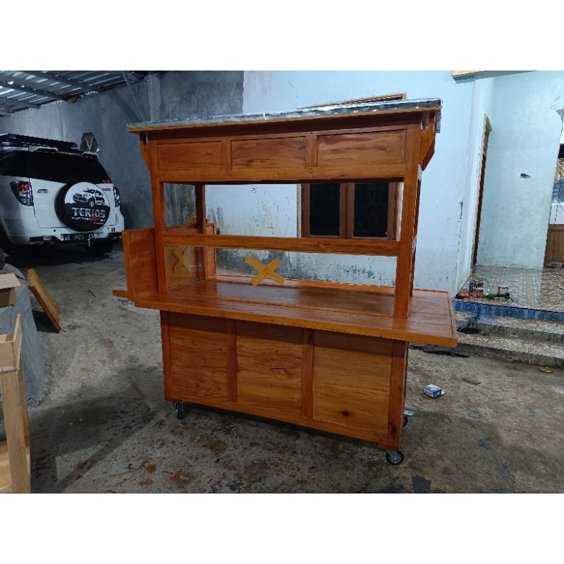 gerobak dagang free ongkir