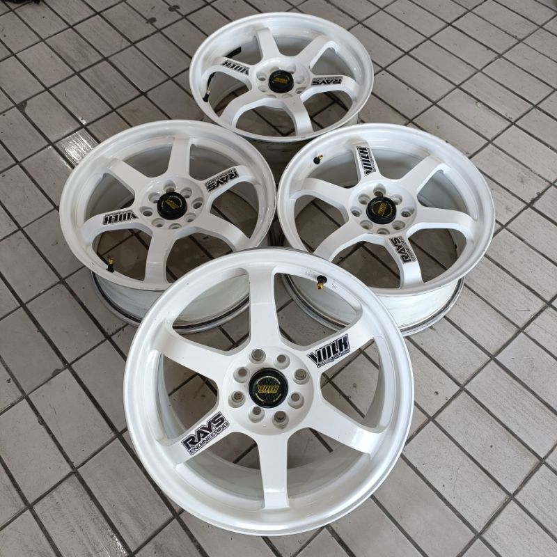 Velg Mobil Bekas Te37 Ring 17 Untuk Jazz Brio Yaris Avanza Xenia