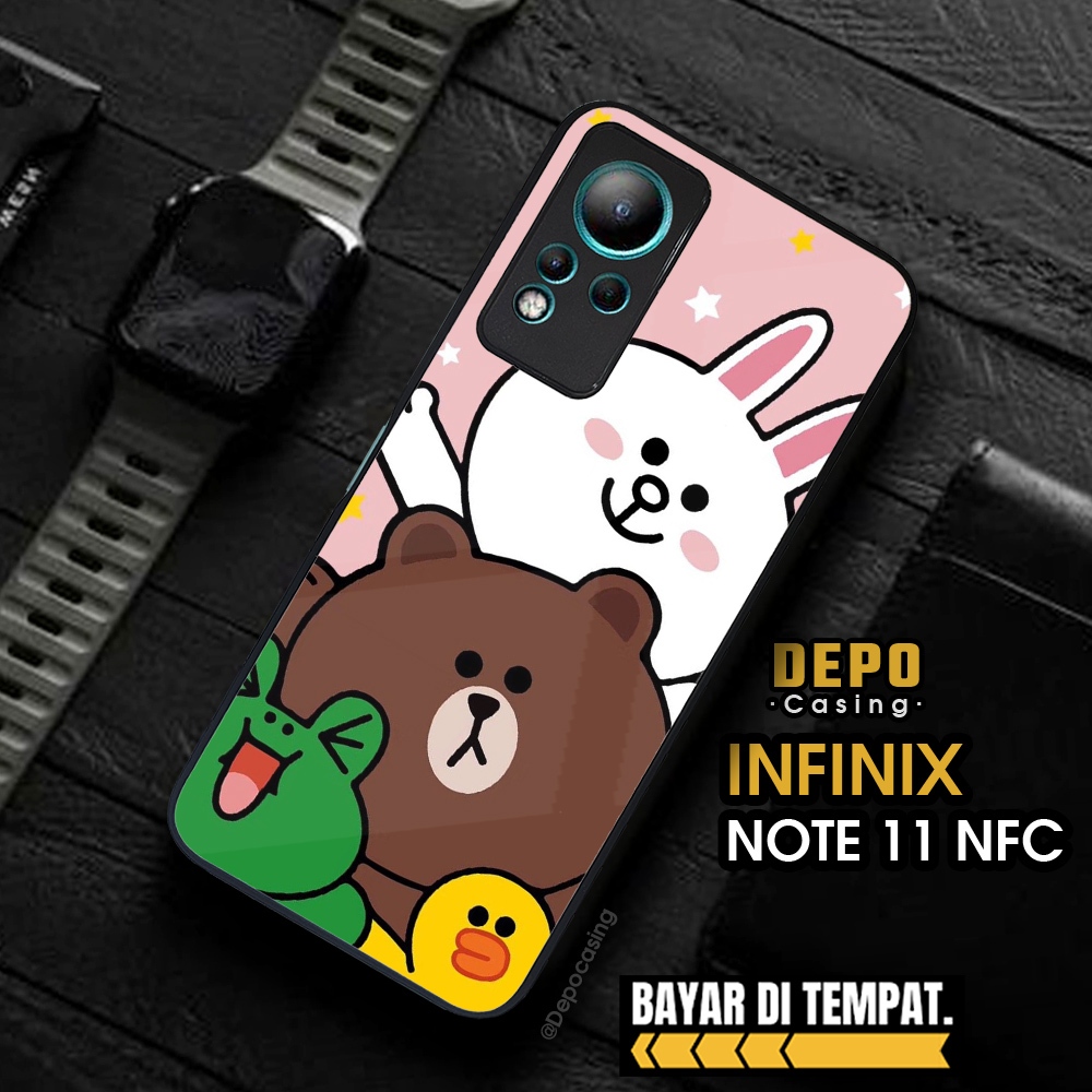 Case Infinix Note 11 NFC Casing Infinix Note 11 NFC Casing Depo Casing [LN01] Case Glossy Case Aesth
