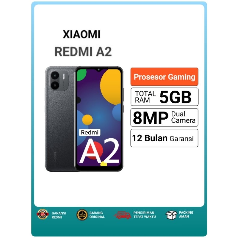 Xiaomi Redmi A2 3/64GB Garansi Resmi