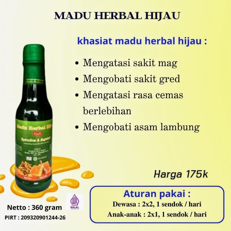 

madu herbal hijau