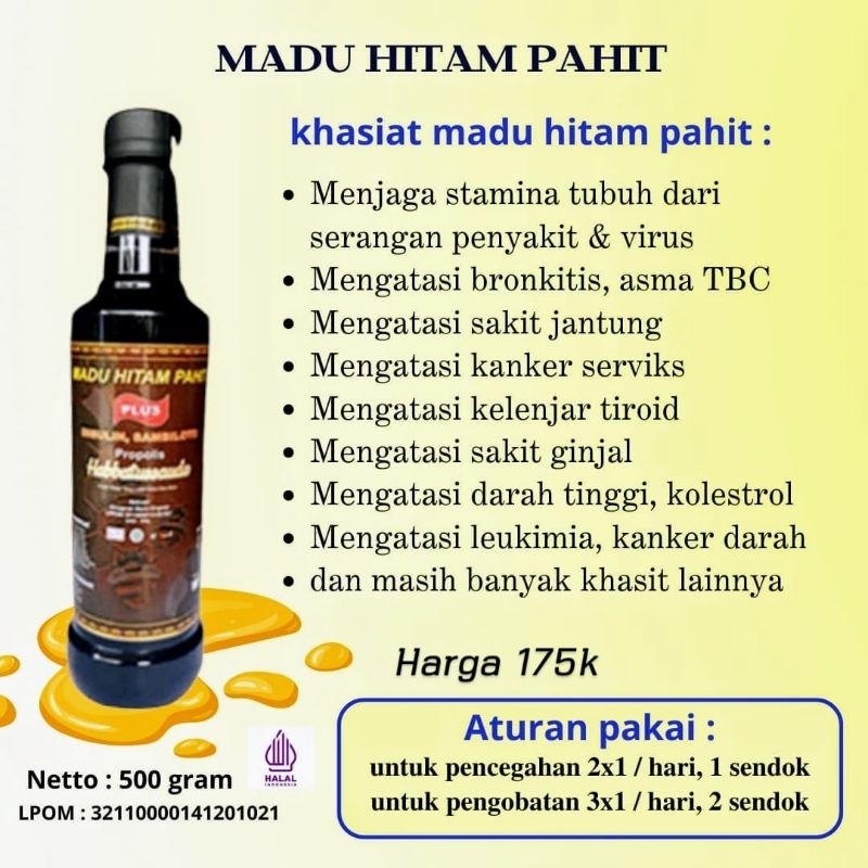

madu hitam pahit
