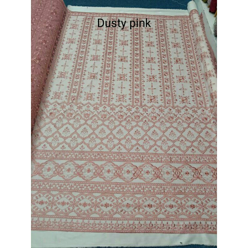 kain Tille sapto bordir/sapto kotak/tille sapto etnik