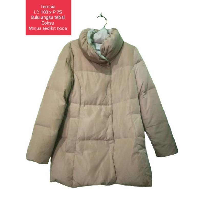 Jaket Bulu Angsa Thrift Second