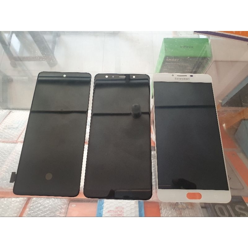 lcd samsung a51/lcd a7 2018/c9 pro original copotan semua