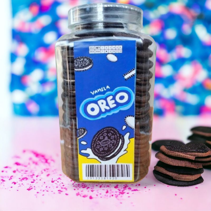 

Snack branded viral toplesan jumbo OREO VANILA