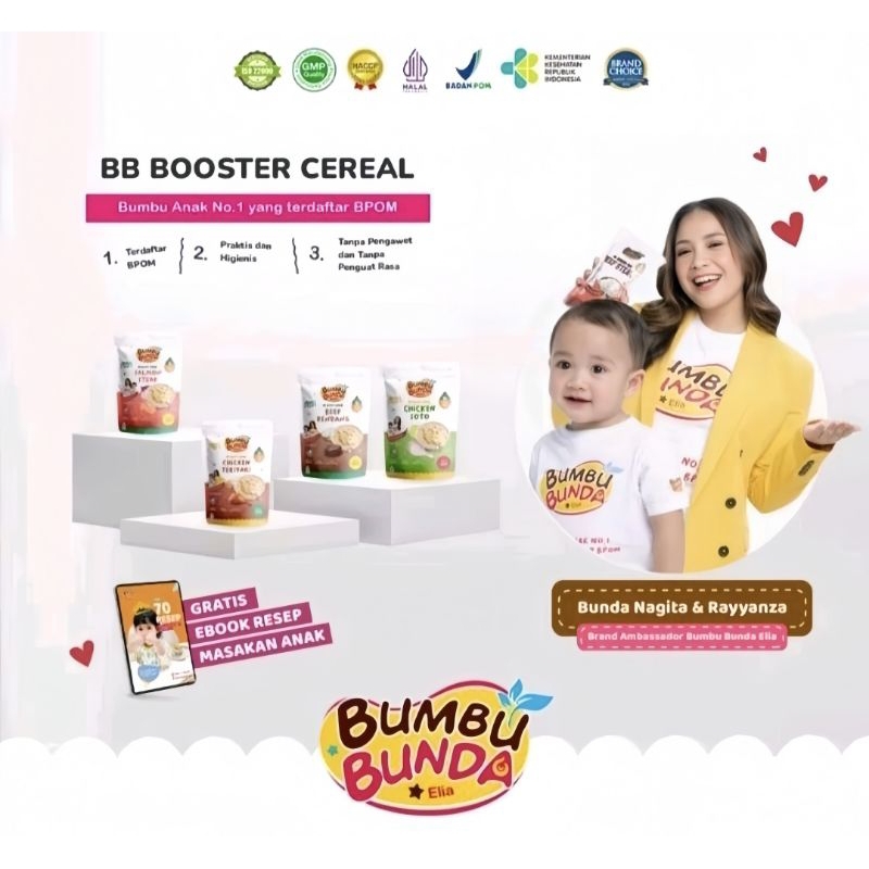 

Bumbu bunda BB Booster/ Bumbu BN Cereal/Bumbu Bunda BB Booster
