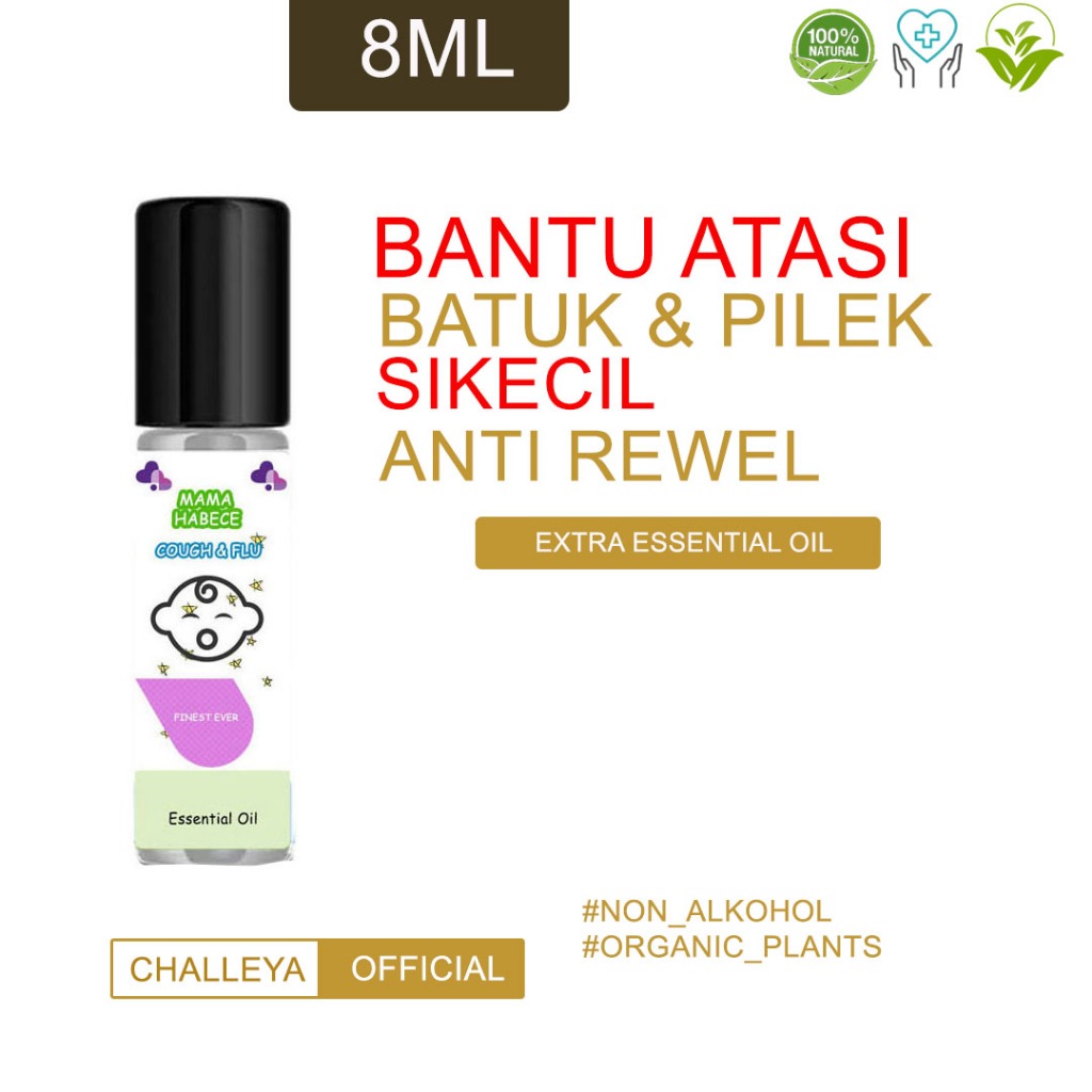 Baby Oil Cough N Flu Dan Batuk Bayi Minyak Bayi Essential Oil Cough n Flu Baby obat batuk pilek bayi