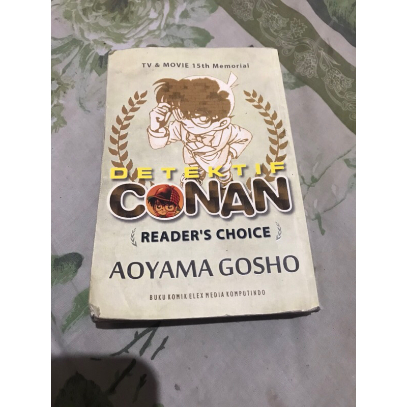 komik detektif conan tv & movie 15th memorial