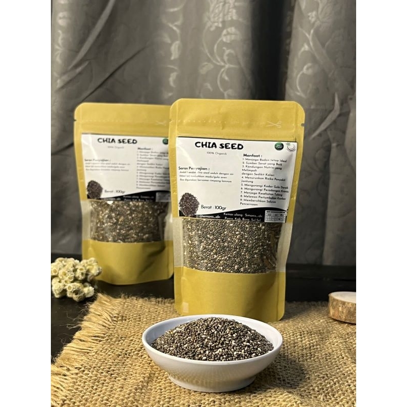 

Black Chia Seed 100 gram / Organik / Halal
