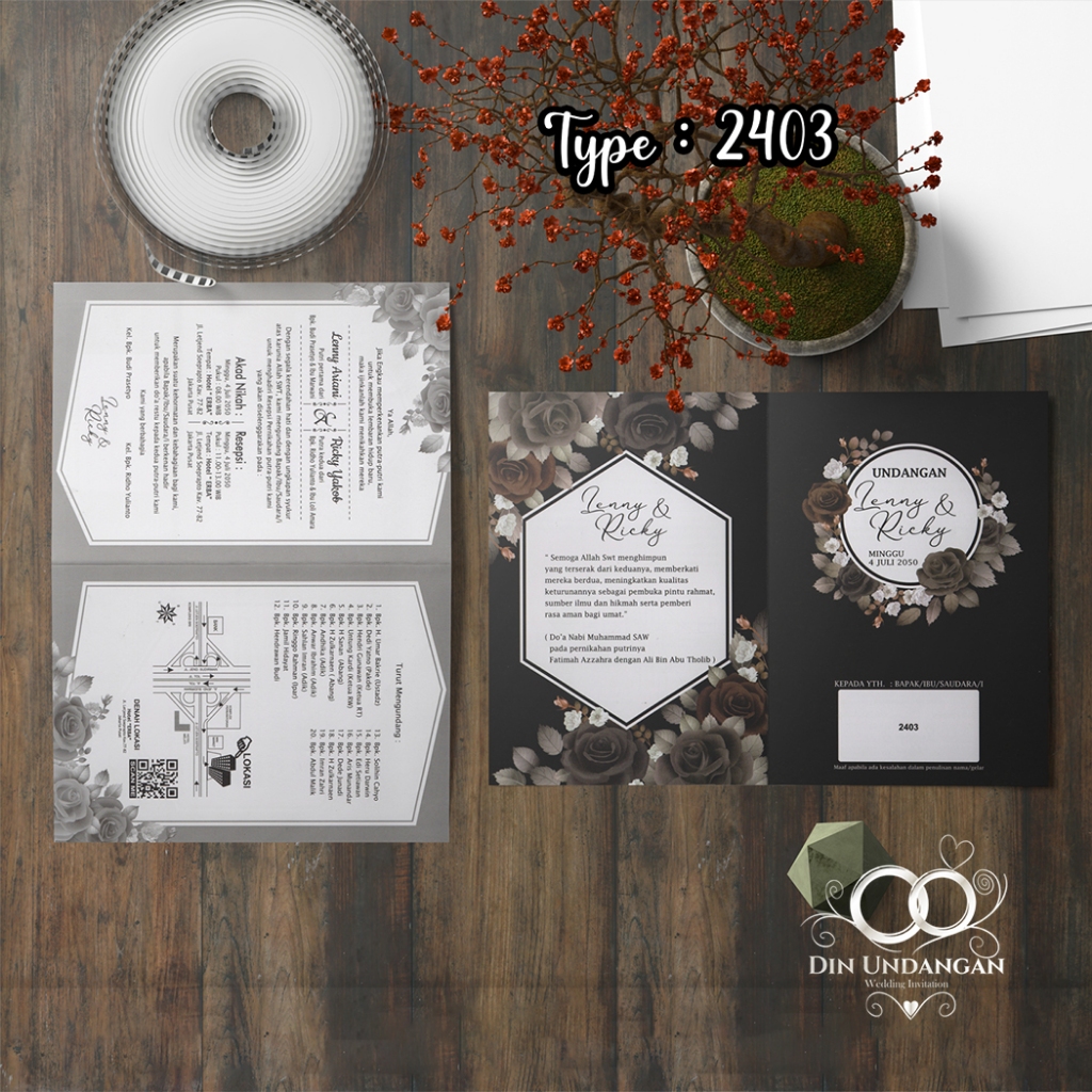SURAT UNDANGAN ERBA TEMA 2403 LUX PREMIUM