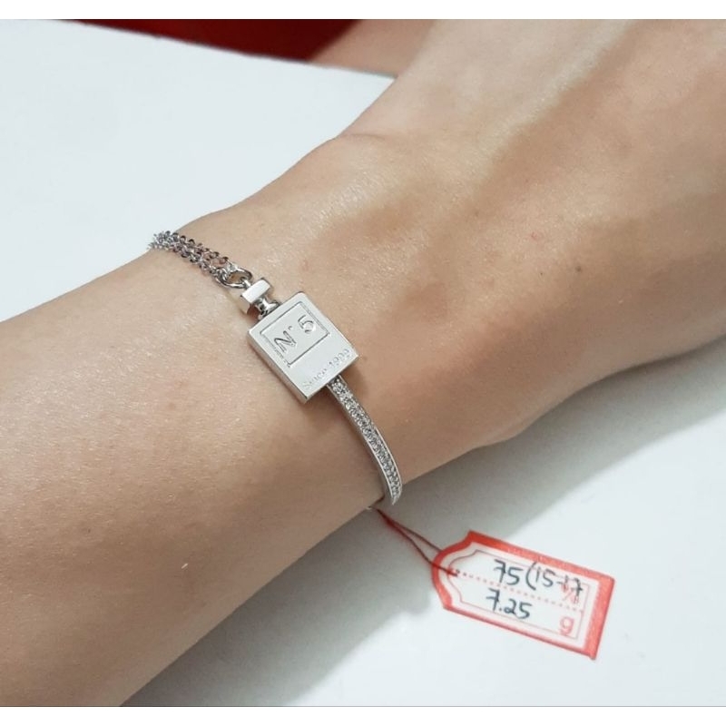 Gelang rantai emas 75 parfum