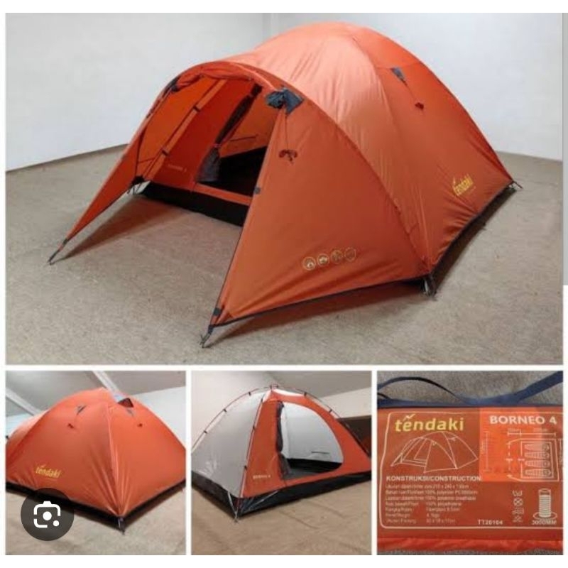 TENDAKI.TENDA TENDAKI BORNEO 4 I TENDA COMPASS 4 I TENDA ANTARES 4 I HY BORNEO 4