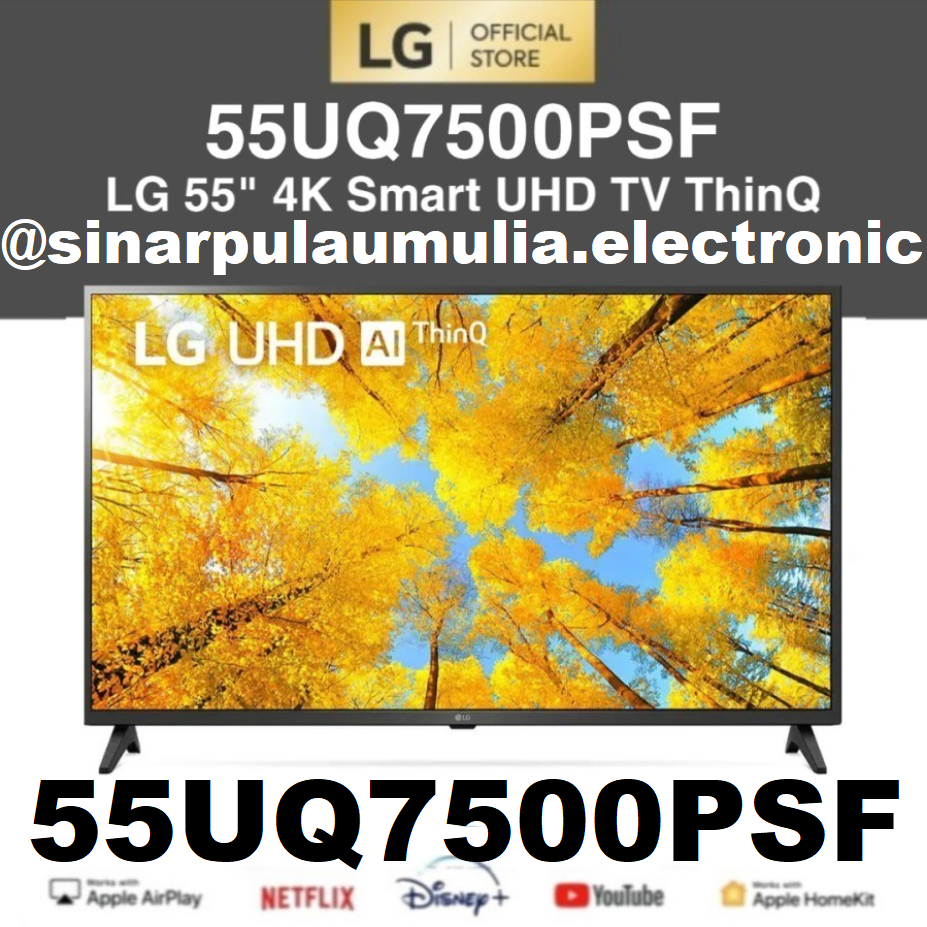 LG LED TV 55 Inch Smart TV 4K UHD - 55UQ7500PSF / 55 UQ 7500 PSF / 55 UQ7500 PSF / 55UQ 7500 PSF