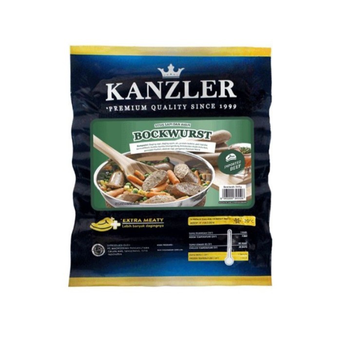 

Kanzler sosis bockwurst 360 gr