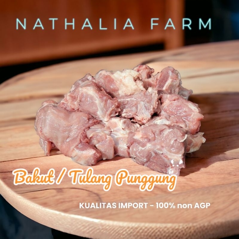 

BABI ORGANIK / BAKUT TULANG PUNGGUNG 1 KG / Nathalia Farm