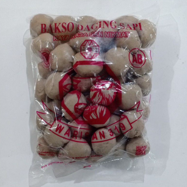 

QNN492 BAYAR DITEMPAT BAKSO sapi warisan 319 isi 5pc