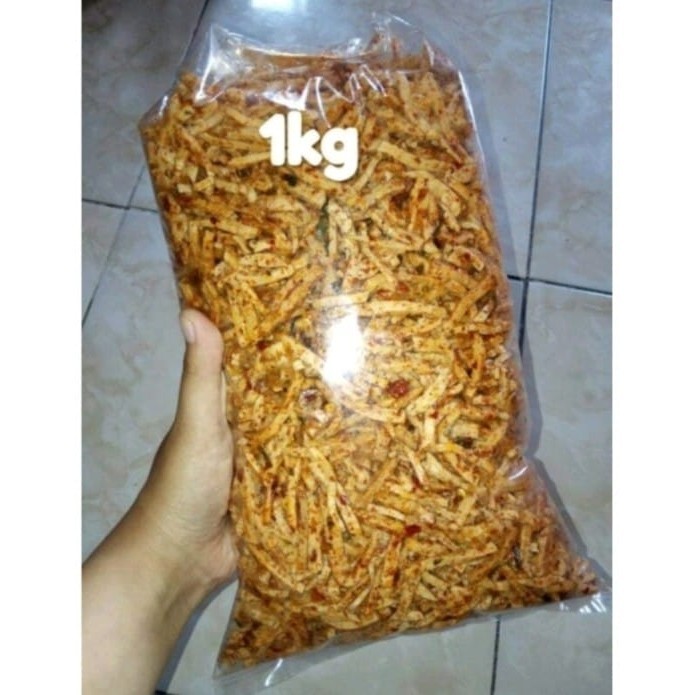 

Basreng goreng renyah ekstra pedas daun jeruk 1Kg