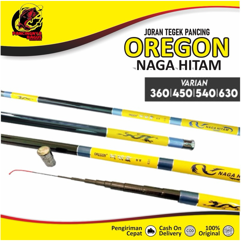 JORAN PANCING TEGEK OREGON NAGA HITAM 360 450 540 BAHAN CARBON